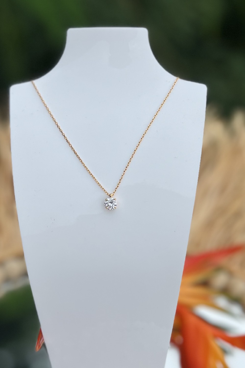 Collier Strass Griffe Plaqué or – Image 2