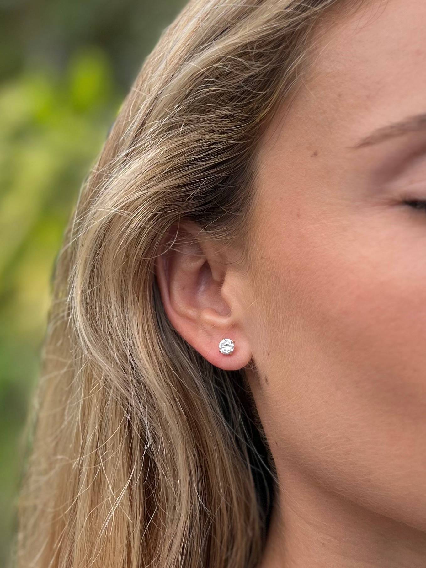 Boucles d'oreilles Strass Griffe