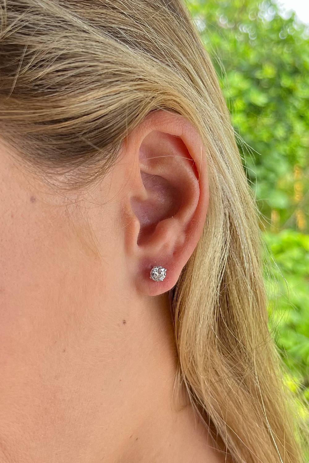 Boucles d'oreilles Strass Griffe