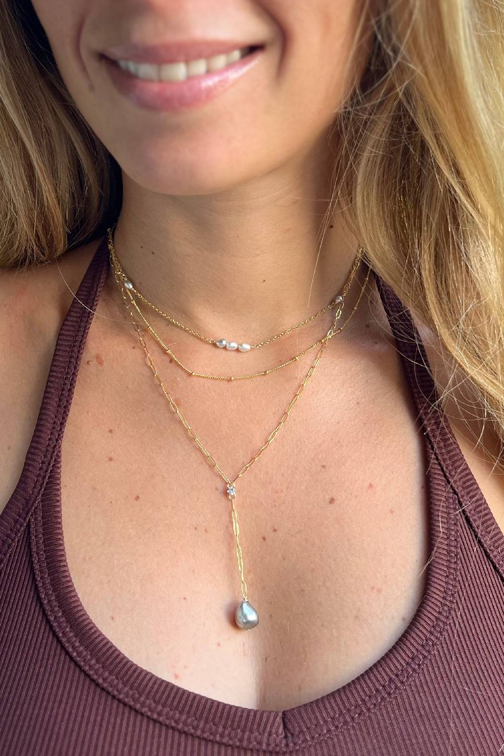 Collier 3 rangs