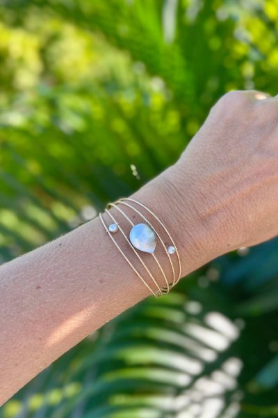 Bracelet Satellite Mabe Blanc