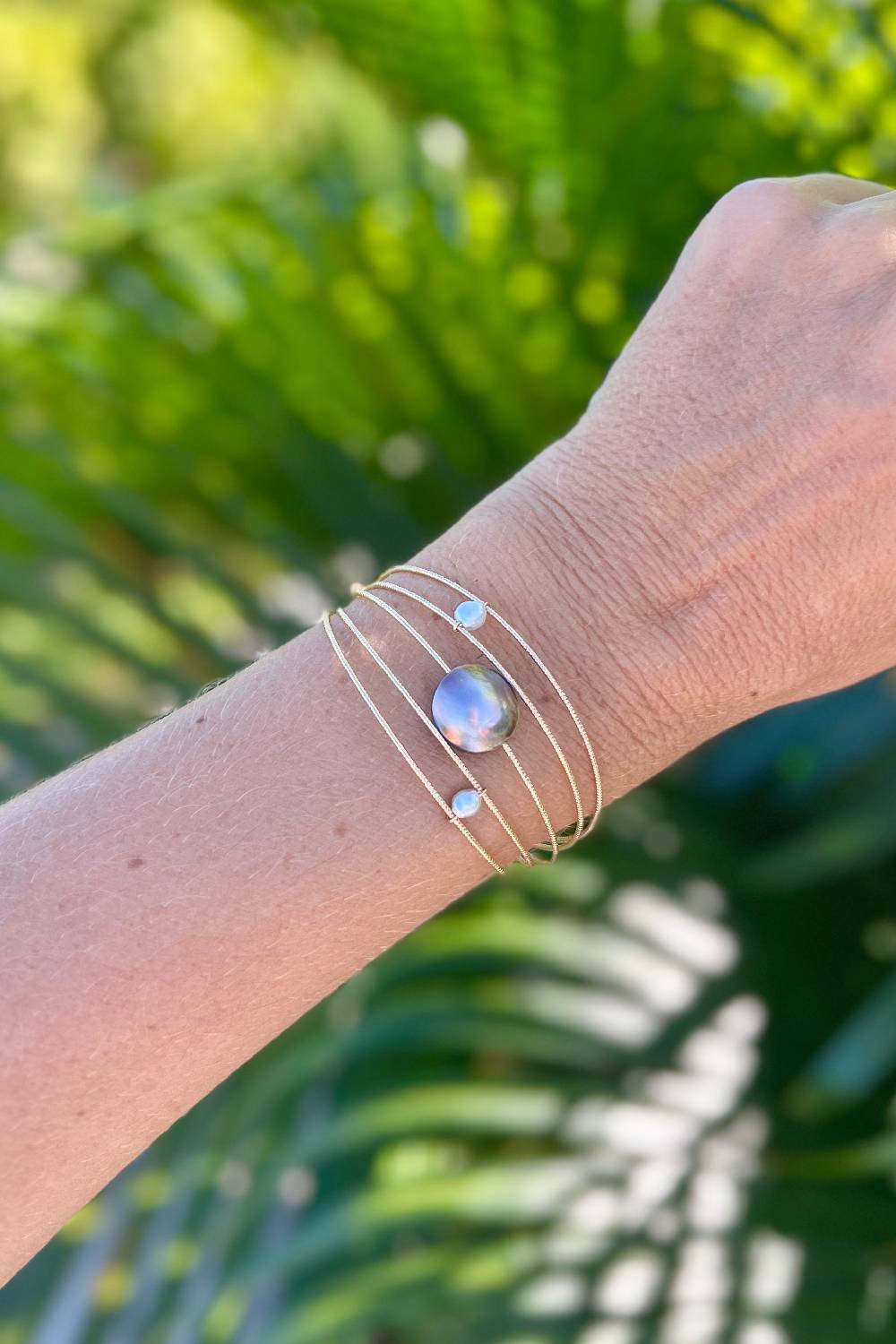 Bracelet Satellite Mabe Rose
