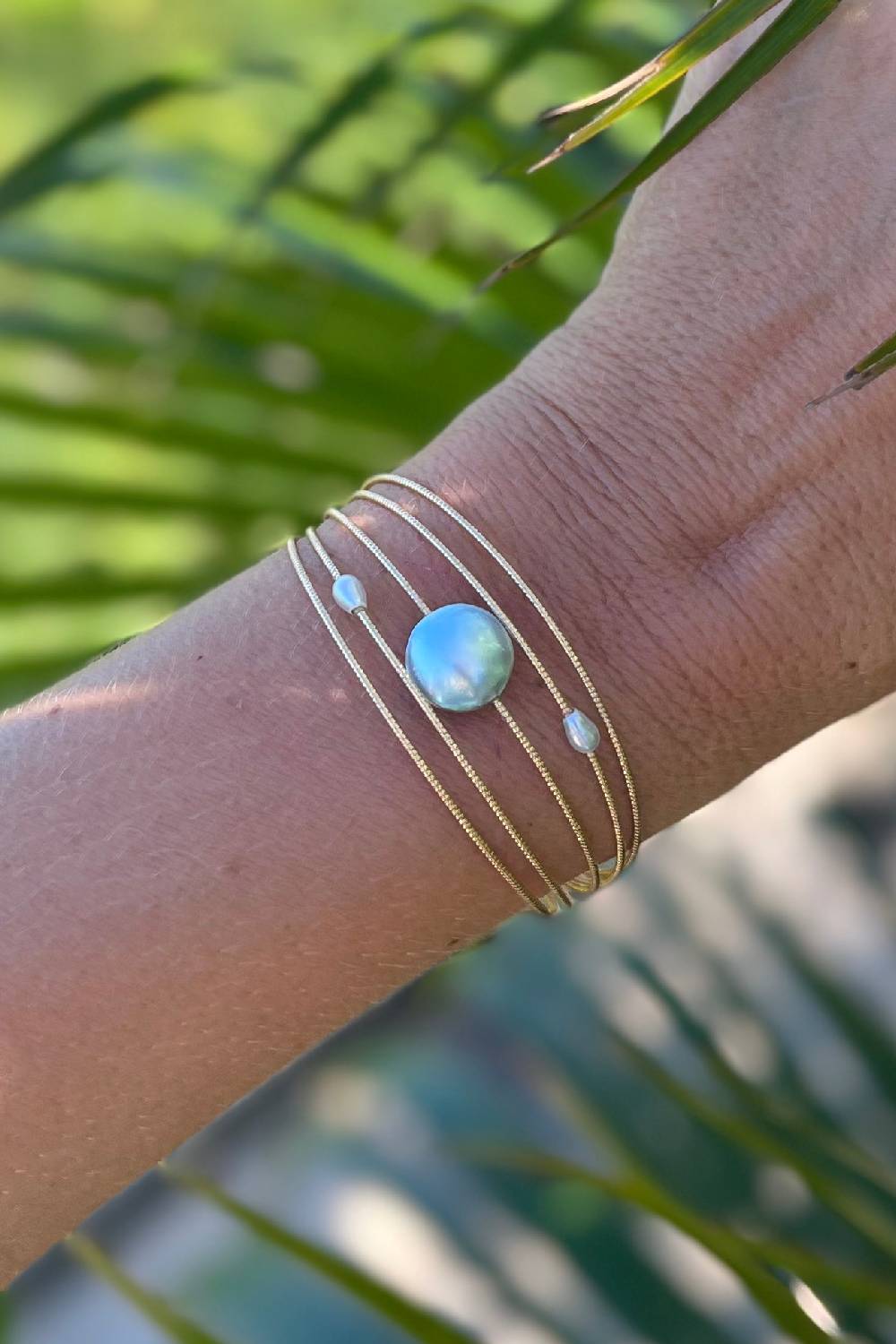 Bracelet Satellite Mabe Bleu Ciel