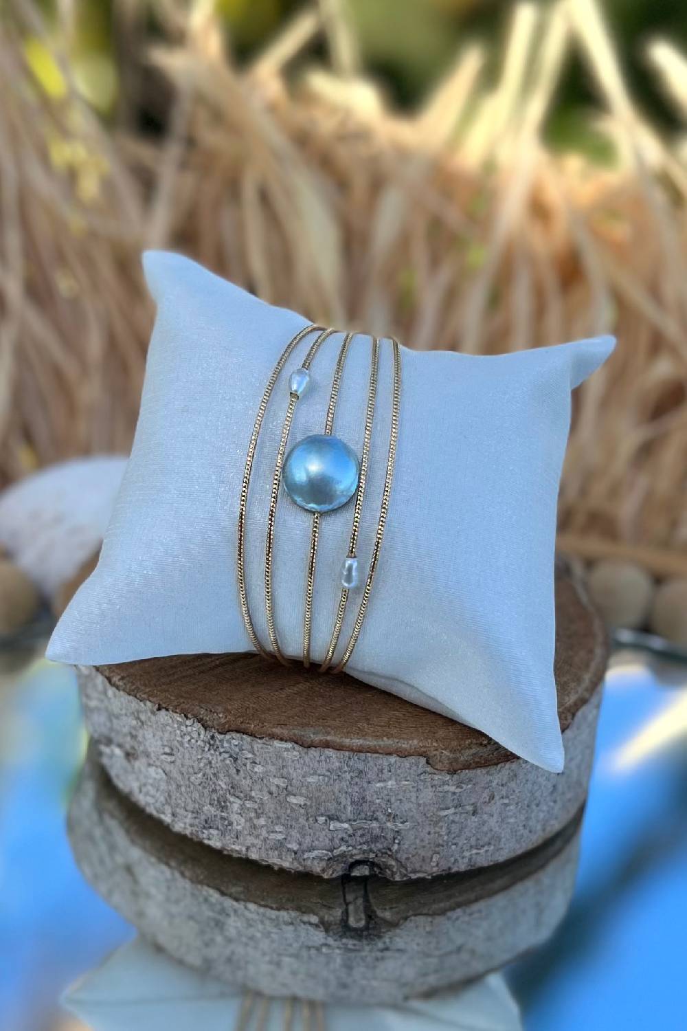Bracelet Satellite Mabe Bleu Ciel – Image 2