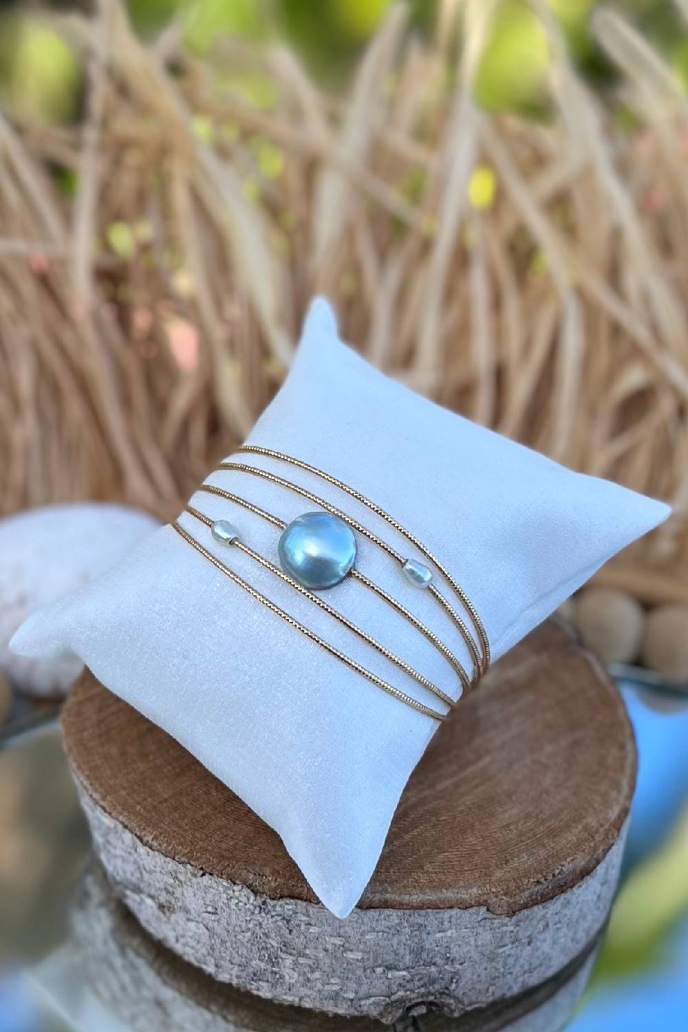 Bracelet Satellite Mabe Bleu Ciel – Image 3